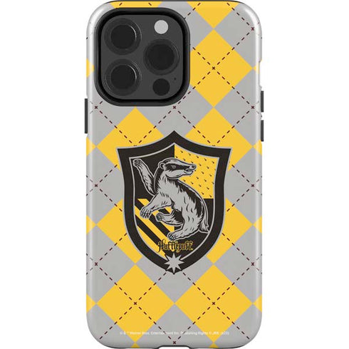 Wizarding World Harry Potter Hufflepuff Crest iPhone 15 Pro Impact Case